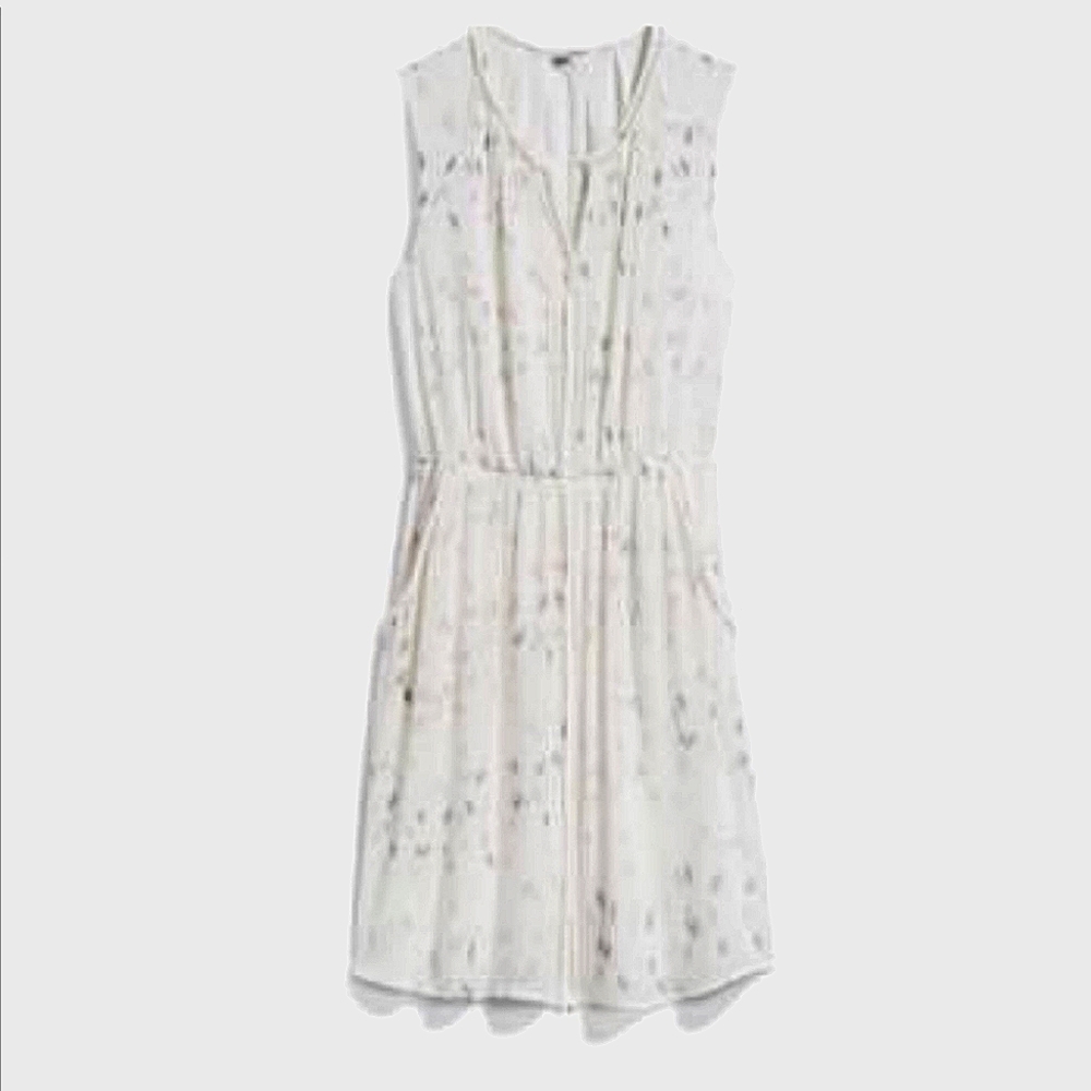 NWT Anthropologie Q&A boho crochet detail dress
